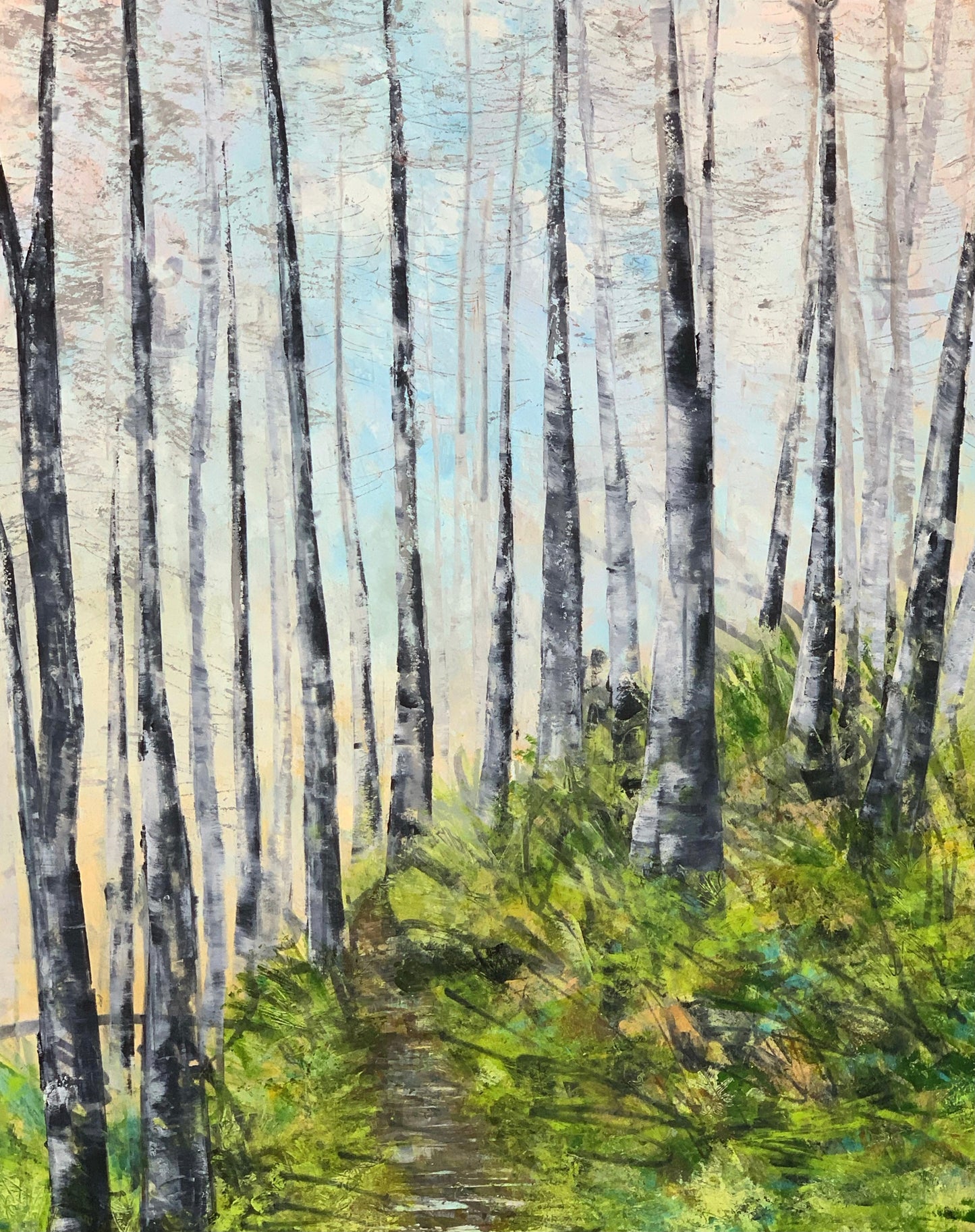 Original Painting - BIRCH GROVE #1