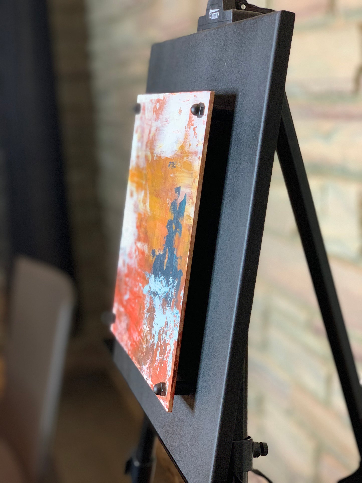 Original Painting - EMERGING FROM THE MORNING MIST