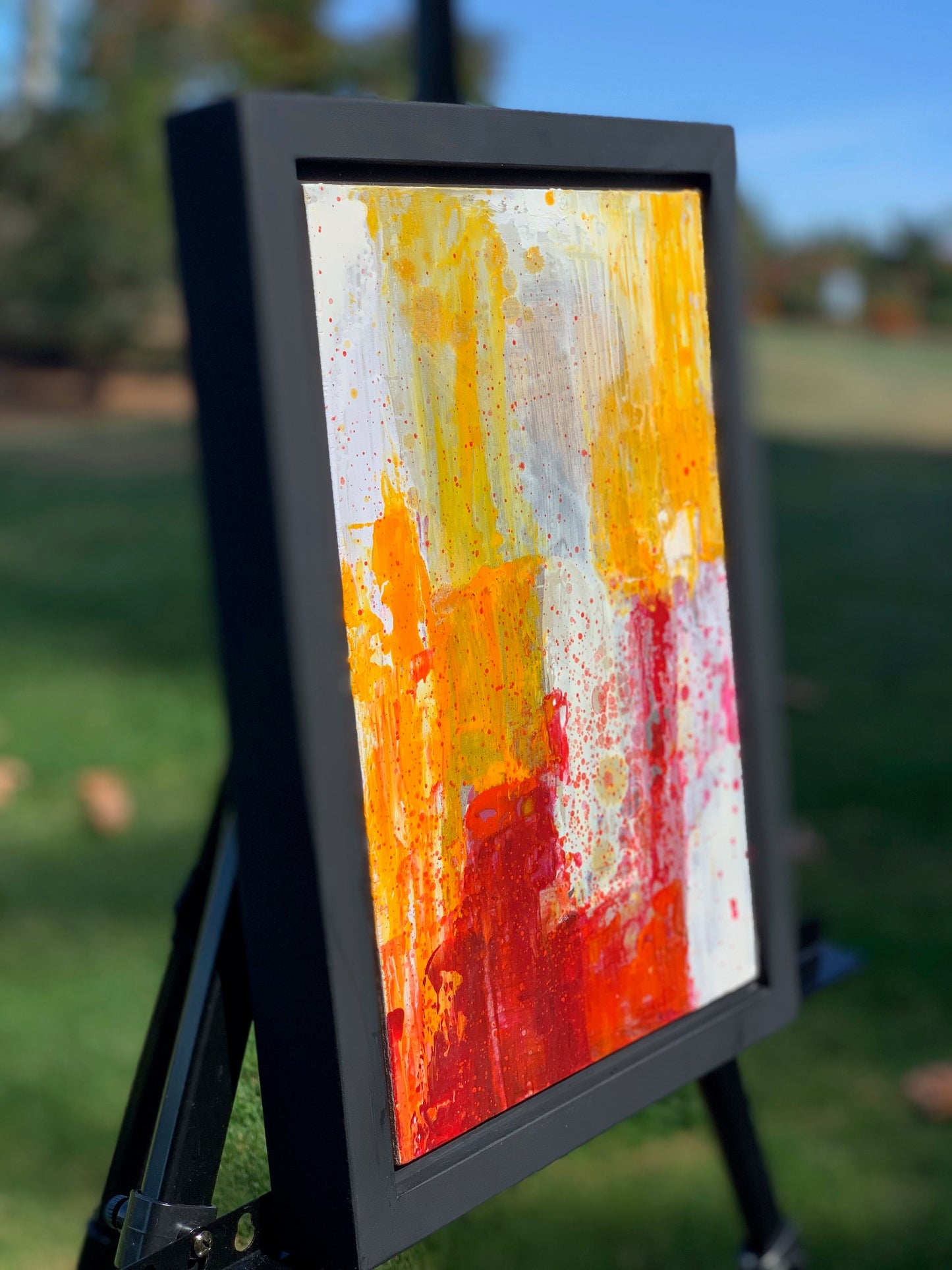 Original Painting - FLICKERING LIGHT