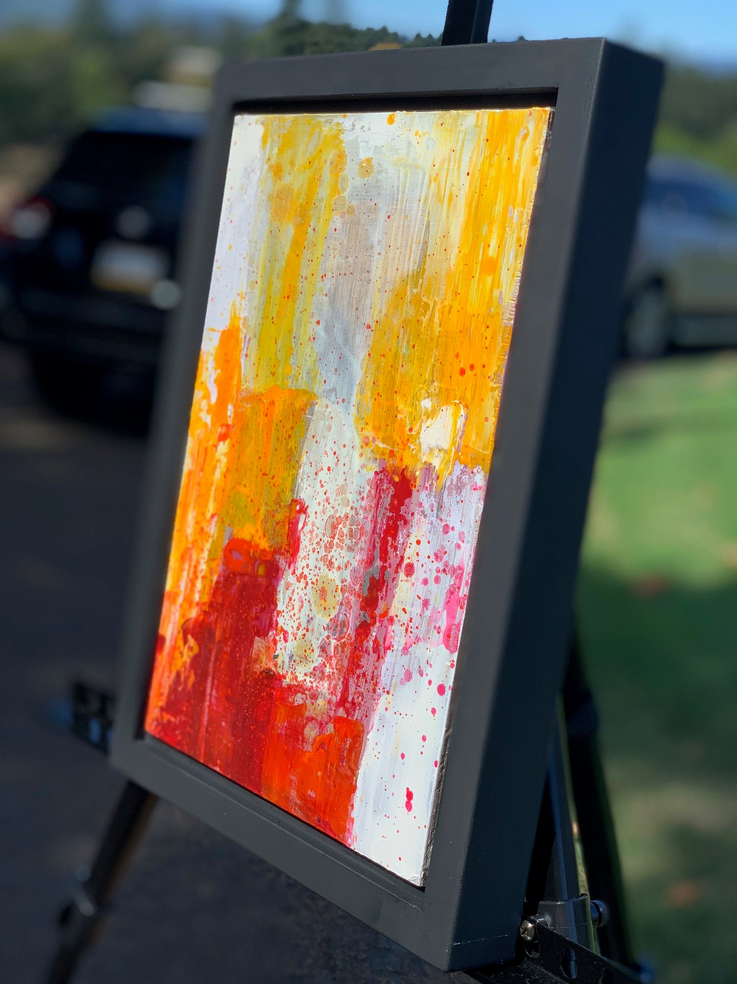 Original Painting - FLICKERING LIGHT
