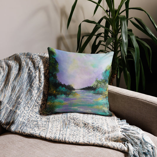 Art Pillow - CALMING WATERS